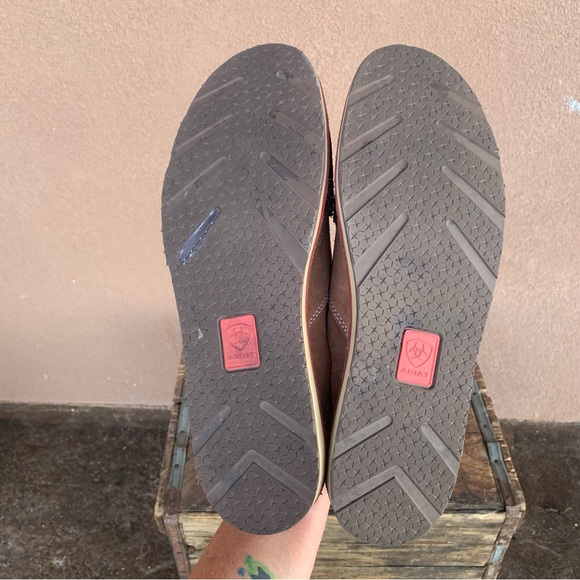 Ariat Cruiser Palm Brown Serape Slip-On Shoe - Picture 7 of 8